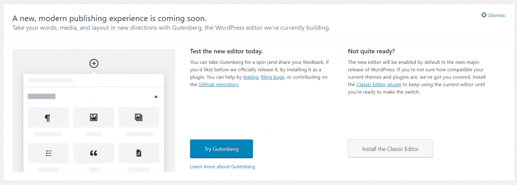 Gutenberg Editor